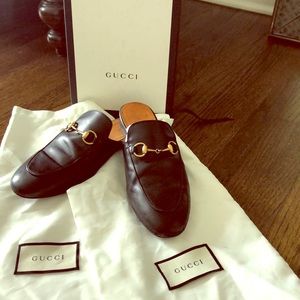 GUCCI MULES BLACK